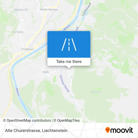 Alte Churerstrasse map