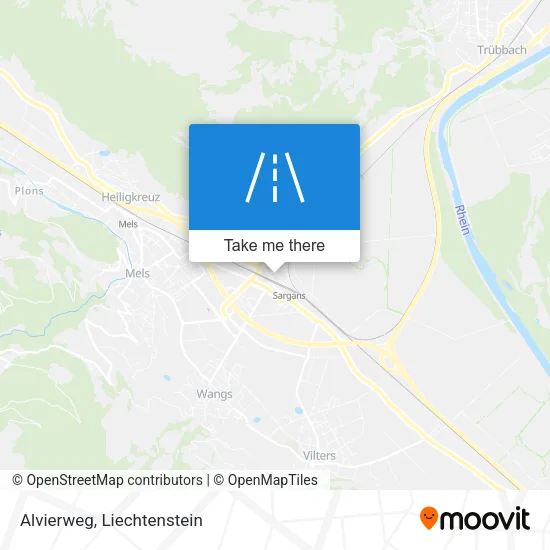 Alvierweg map