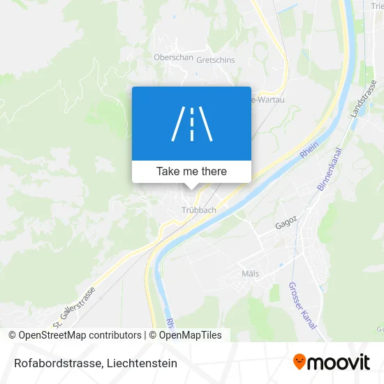 Rofabordstrasse map
