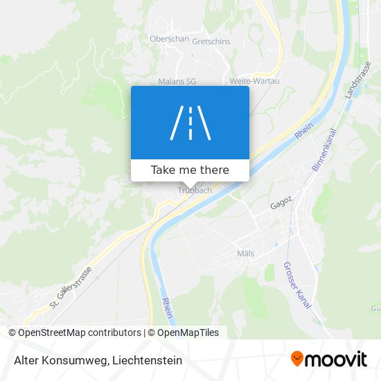 Alter Konsumweg map