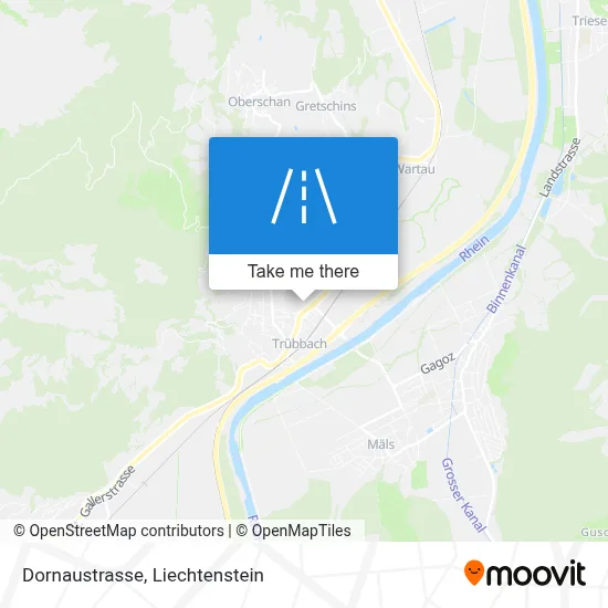 Dornaustrasse map