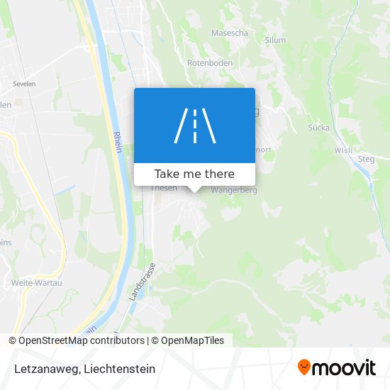 Letzanaweg map