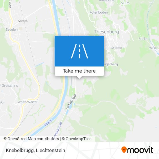 Knebelbrugg map