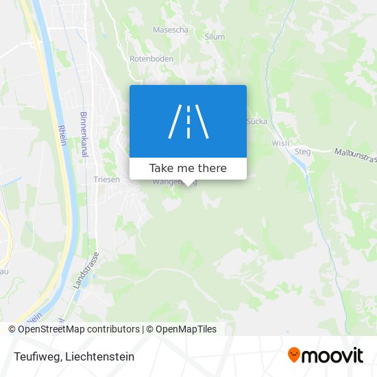 Teufiweg map