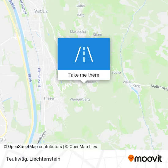 Teufiwäg map