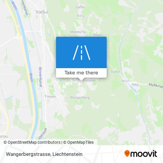 Wangerbergstrasse map