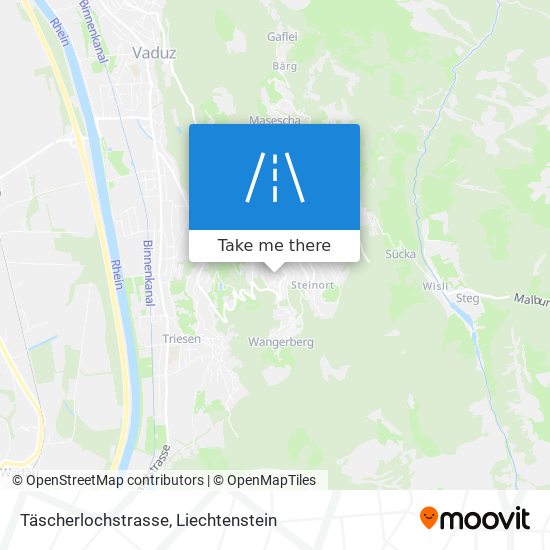Täscherlochstrasse map