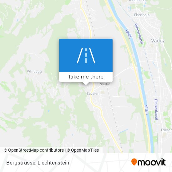 Bergstrasse map