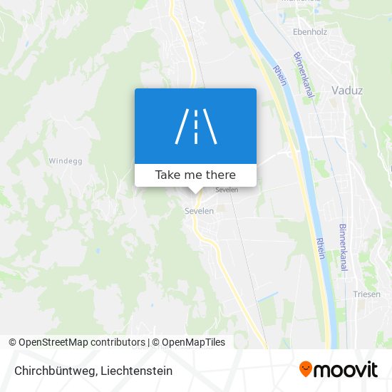 Chirchbüntweg map