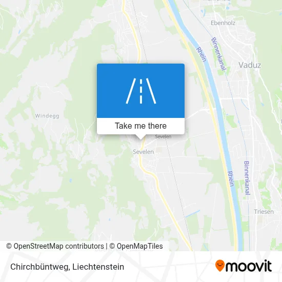 Chirchbüntweg map
