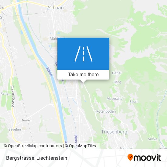 Bergstrasse map