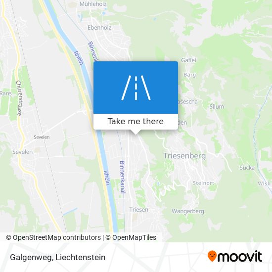Galgenweg map