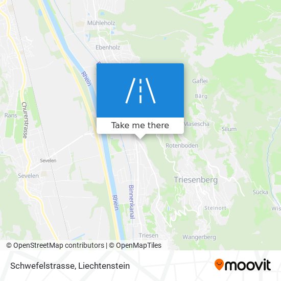 Schwefelstrasse map