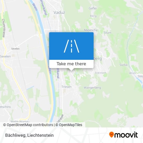 Bächliweg map