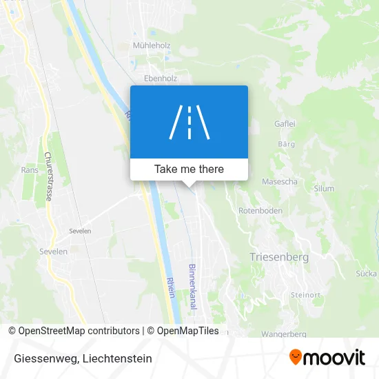 Giessenweg map