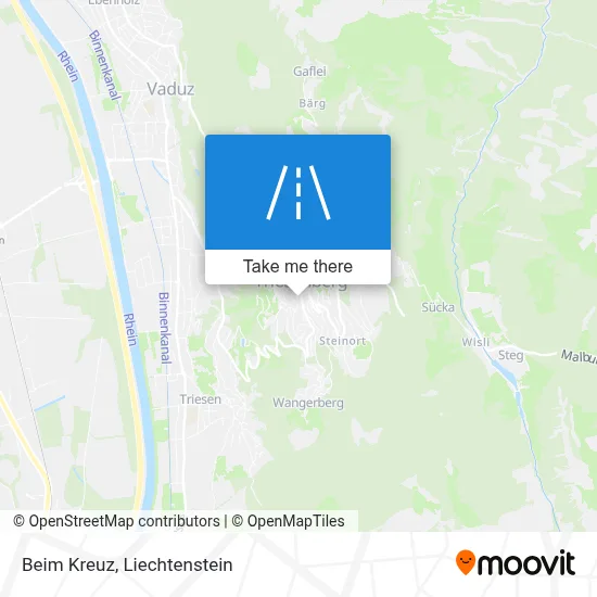 Beim Kreuz map