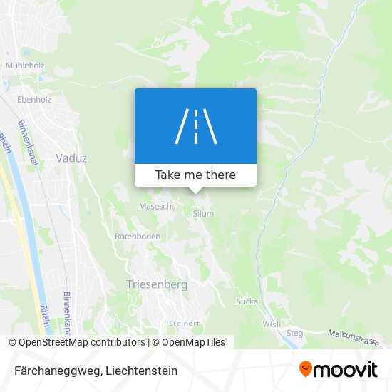 Färchaneggweg map