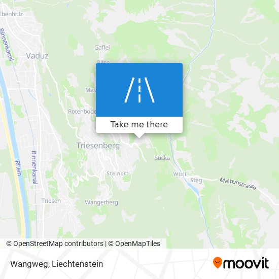 Wangweg map