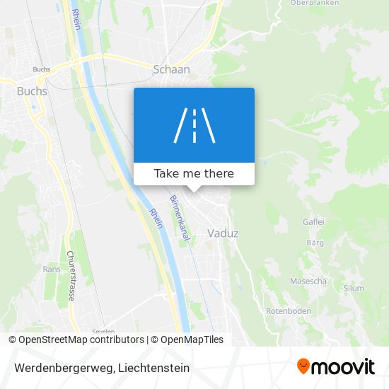 Werdenbergerweg map