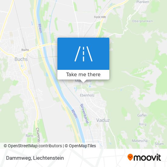 Dammweg map