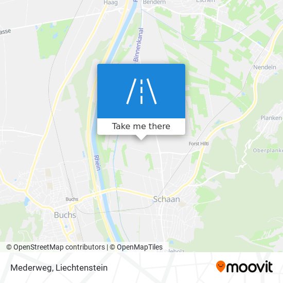 Mederweg map