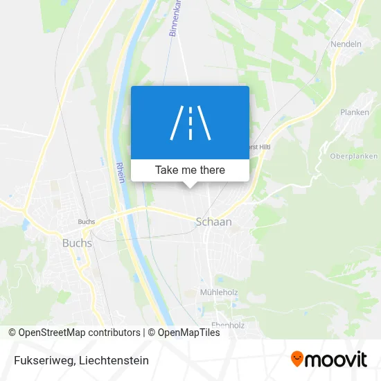 Fukseriweg map