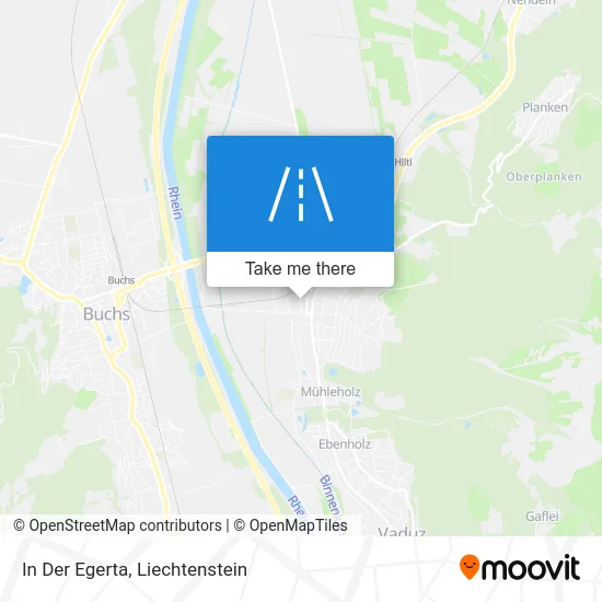 In Der Egerta map