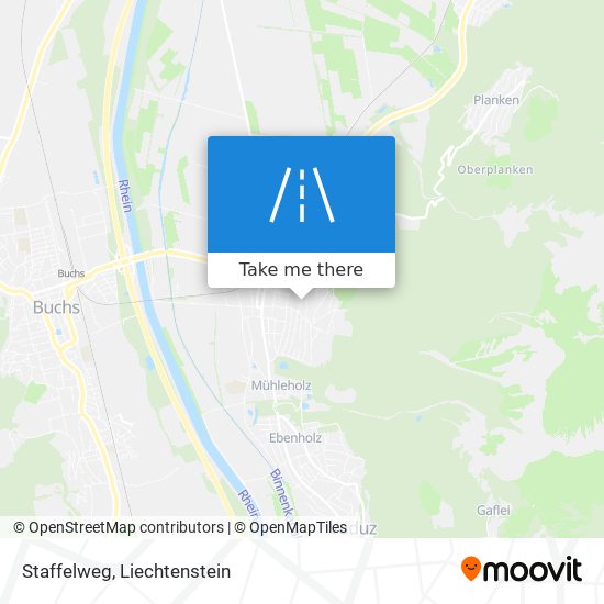 Staffelweg map