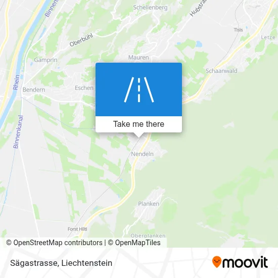 Sägastrasse map