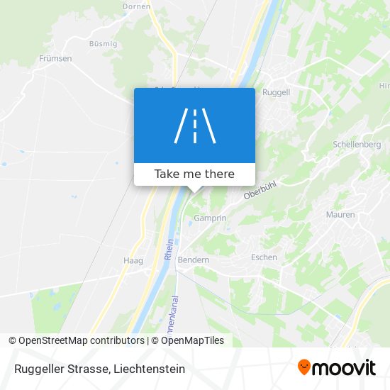 Ruggeller Strasse map