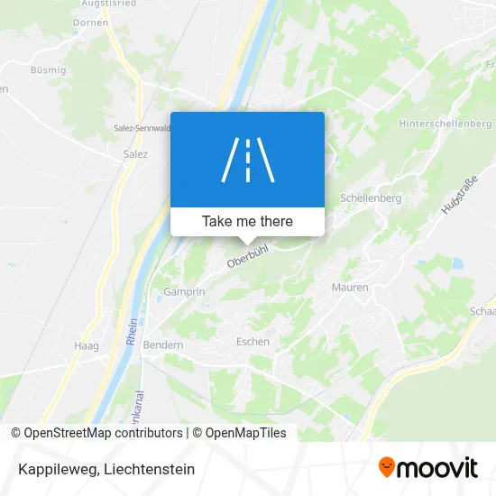Kappileweg map