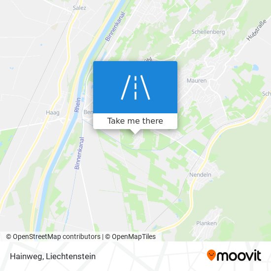 Hainweg map