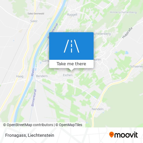 Fronagass map