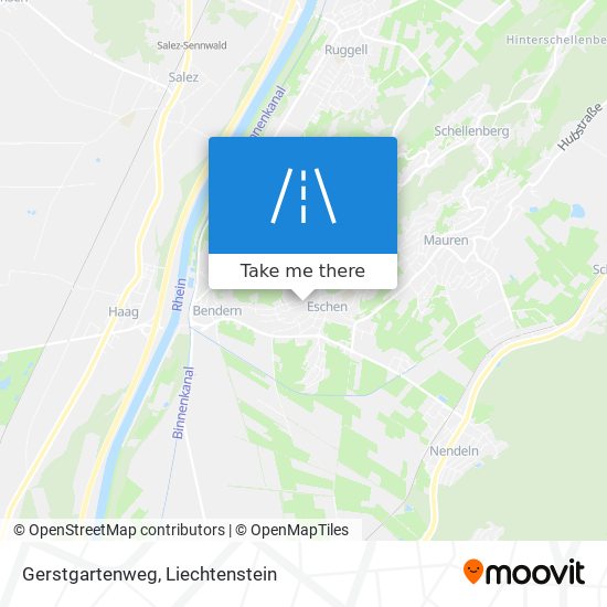 Gerstgartenweg map