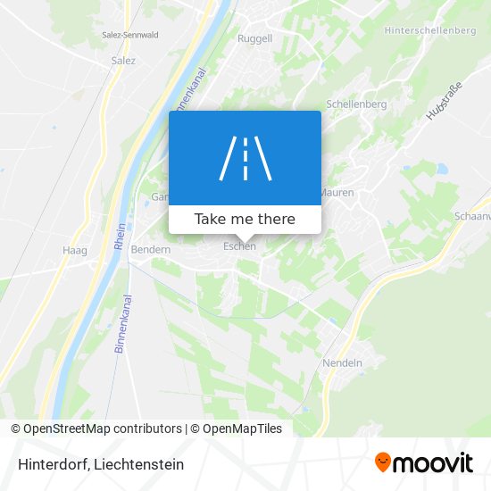 Hinterdorf map