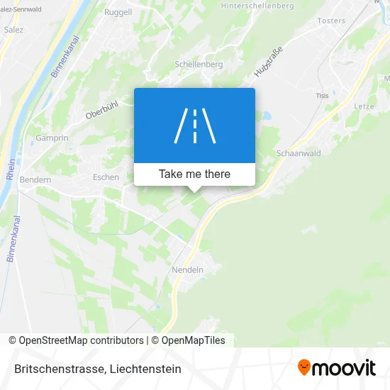 Britschenstrasse map