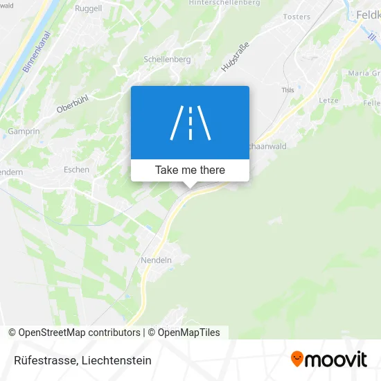 Rüfestrasse map