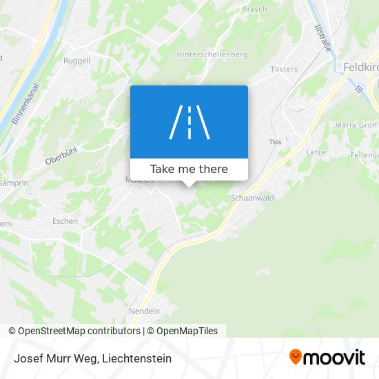 Josef Murr Weg map