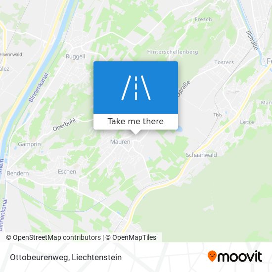Ottobeurenweg map