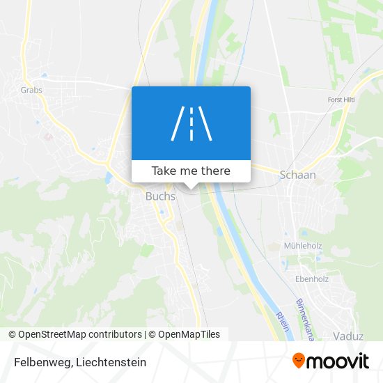 Felbenweg map