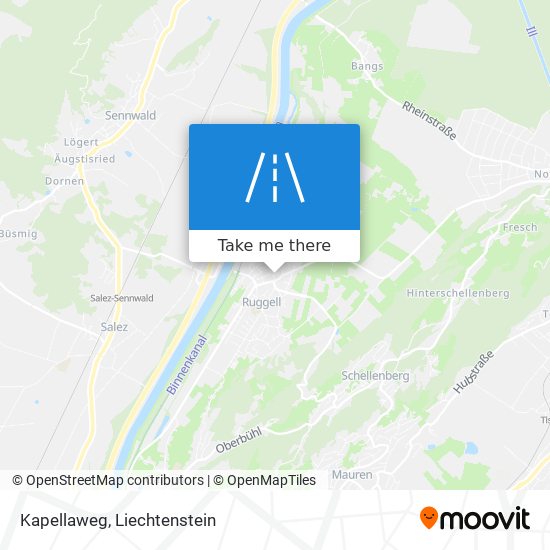 Kapellaweg map