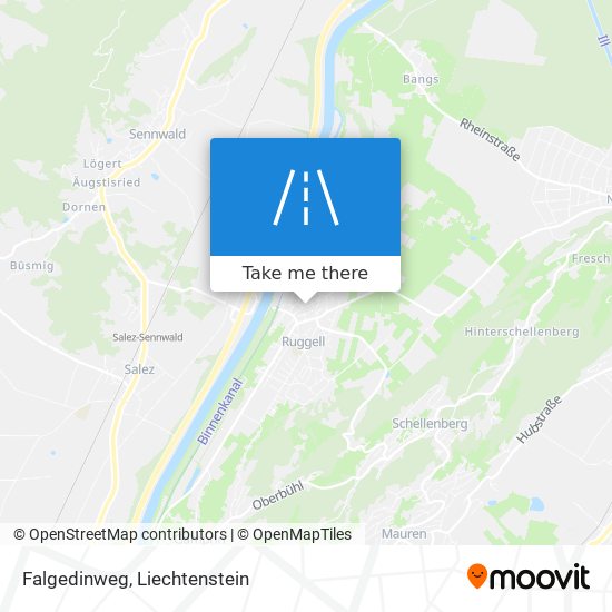 Falgedinweg map