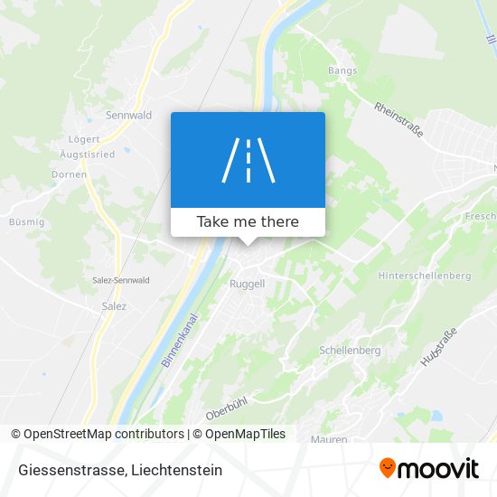 Giessenstrasse map