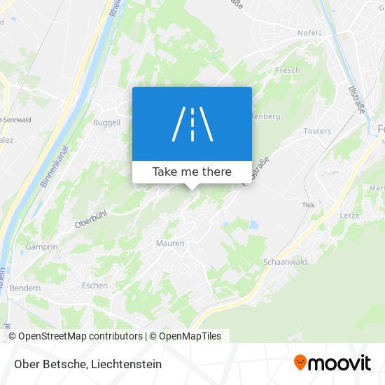 Ober Betsche map