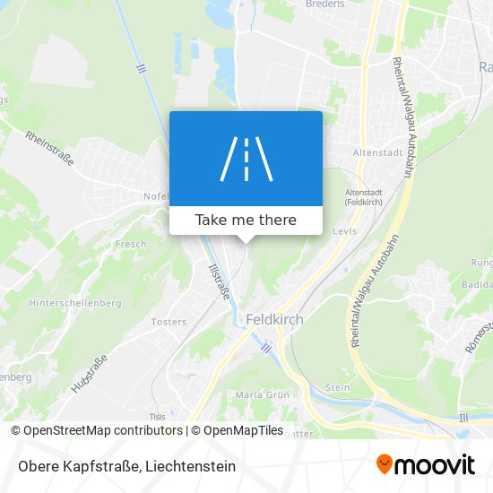 Obere Kapfstraße map