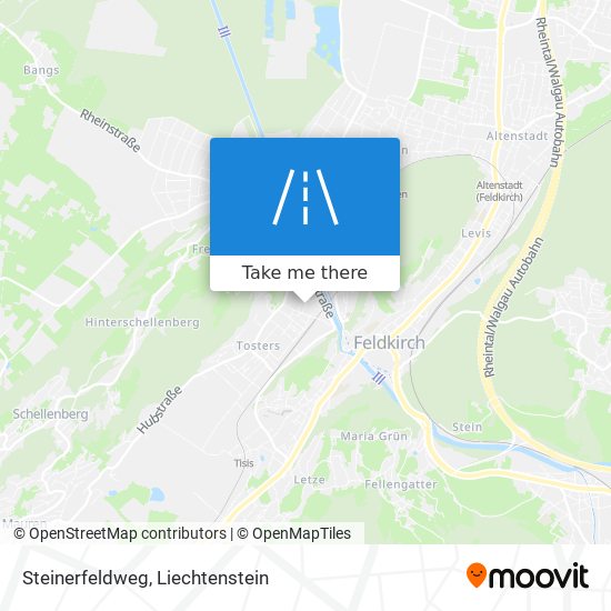 Steinerfeldweg map