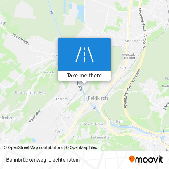 Bahnbrückenweg map