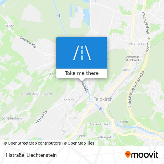 Illstraße map