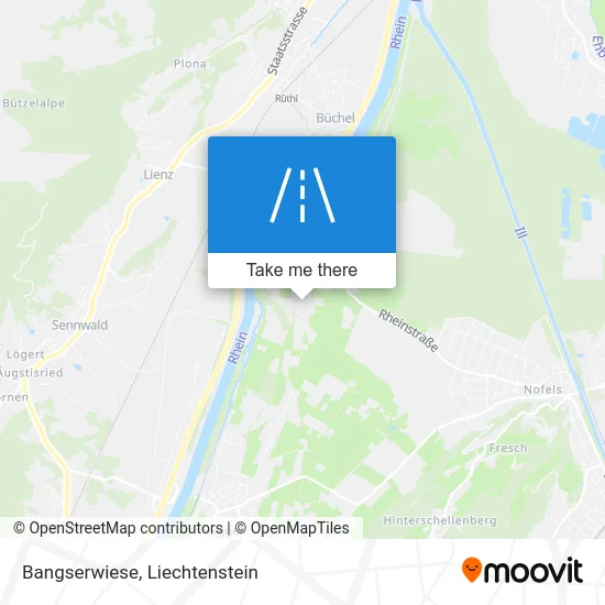 Bangserwiese map