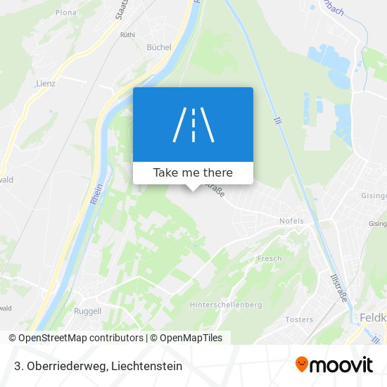 3. Oberriederweg map